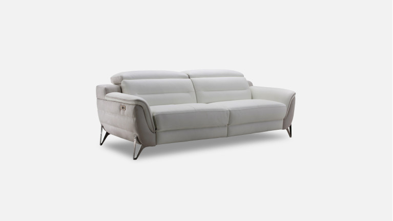 Canapé relaxation électrique 3 places cuir ZENITH | Un relax design