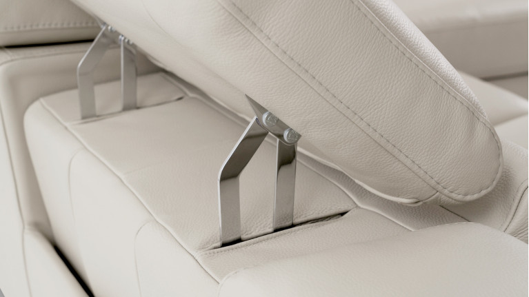 Canapé d'angle méridienne relaxation cuir ZENITH | Relax design