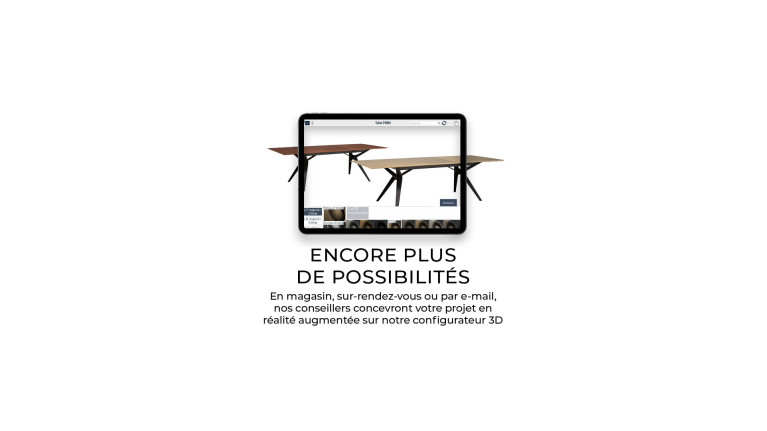 Table de repas extensible SHARP | Personnalisez votre table