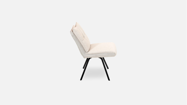 Chaise ARTIC | Confort haute densité et piètement acier design