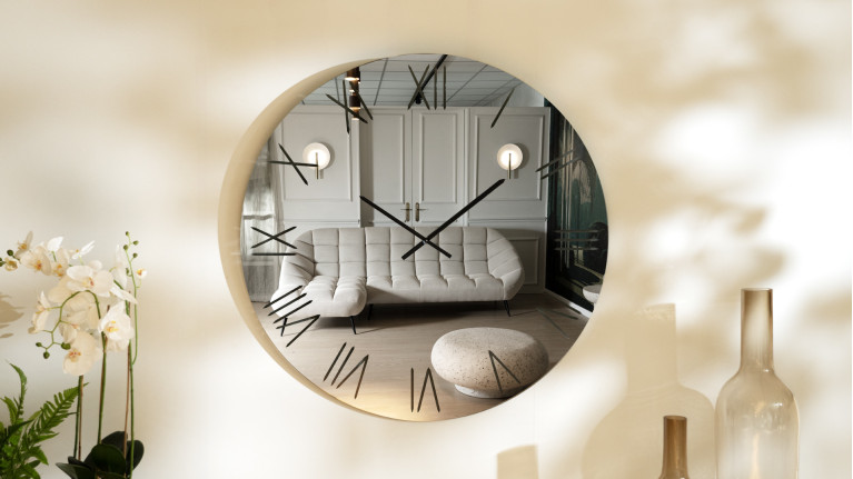 Horloge miroir murale SARIN