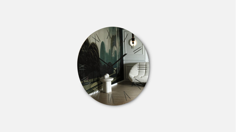 Horloge miroir murale SARIN | Véritable objet de décoration