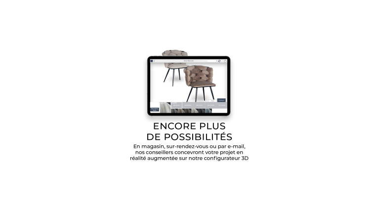 Fauteuil LEON cuir | Élégance contemporaine et piètement en acier
