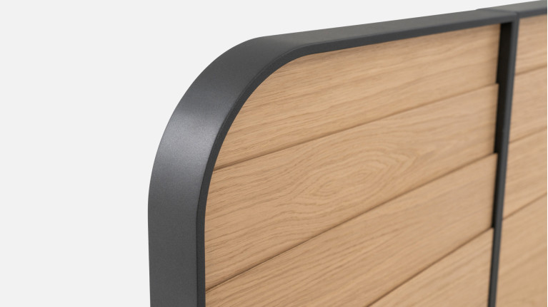 Lit NOVA | Design épuré en placage chêne