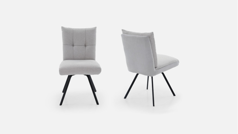 Chaise ARTIC | Confort haute densité et piètement acier design