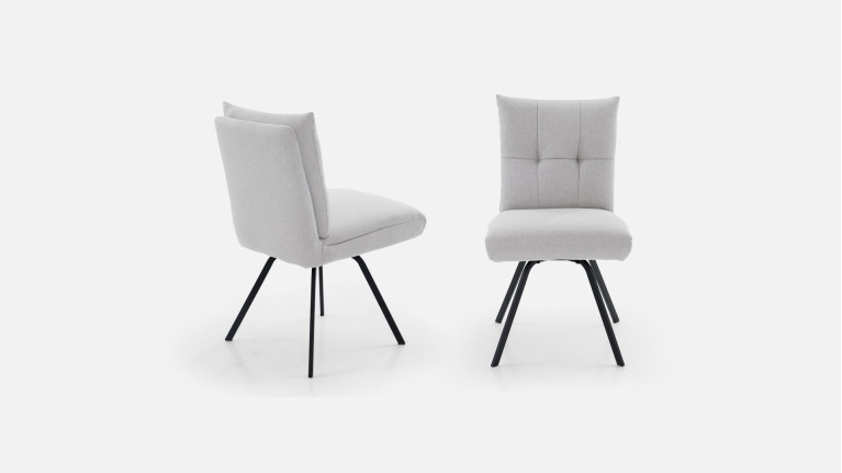 Chaise ARTIC | Confort haute densité et piètement acier design
