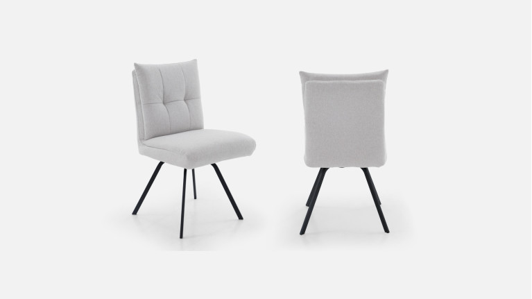 Chaise ARTIC | Confort haute densité et piètement acier design