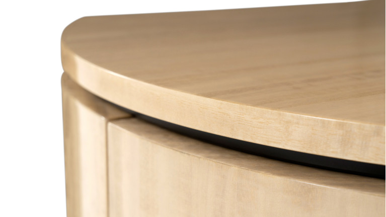 Buffet COSMOS eucalyptus clair | Design galbé et teinte lumineuse