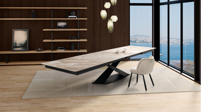 Table de repas extensible céramique ECLIPSE | Table XL