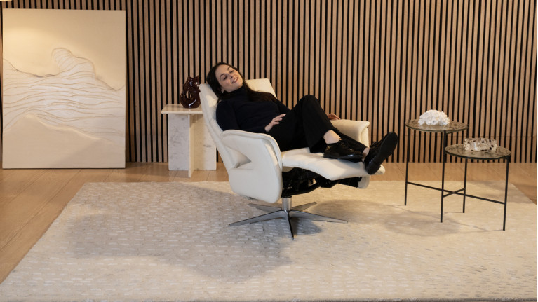 Fauteuil relaxation manuelle cuir GUSTAV | Un confort moelleux