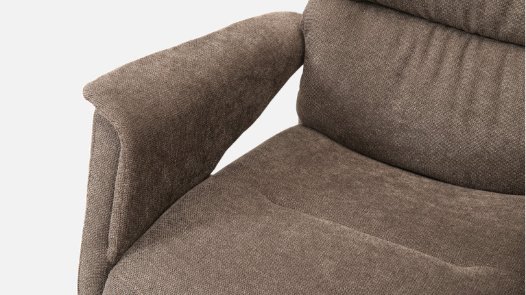 Fauteuil relaxation électrique BRUME | Dossier ergonomique - 3 tailles