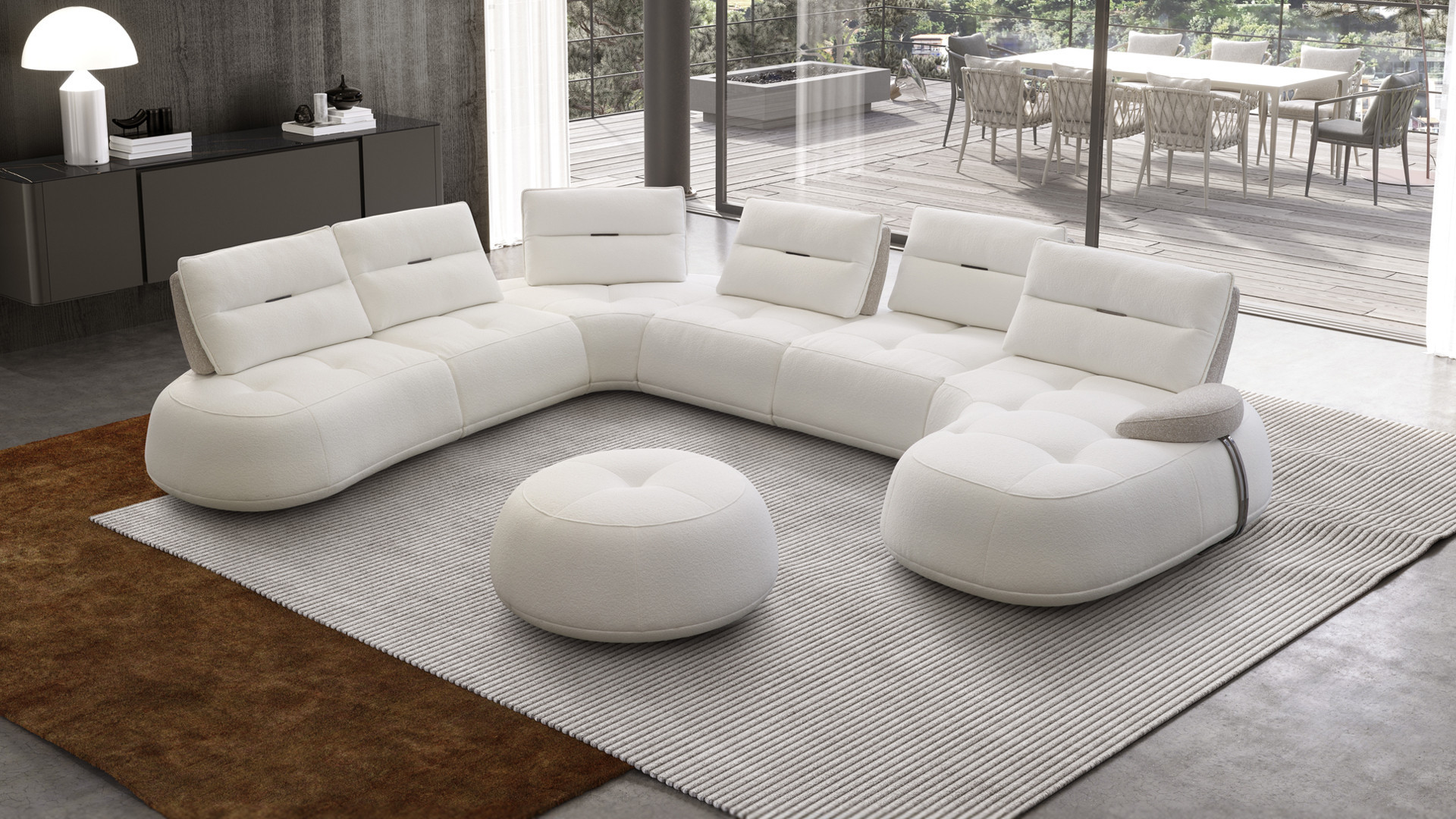 Canapé d’angle COCO | Confort galbé et structure bois durable