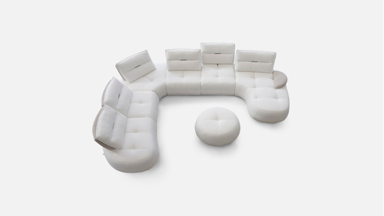 Canapé d’angle COCO | Confort galbé et structure bois durable