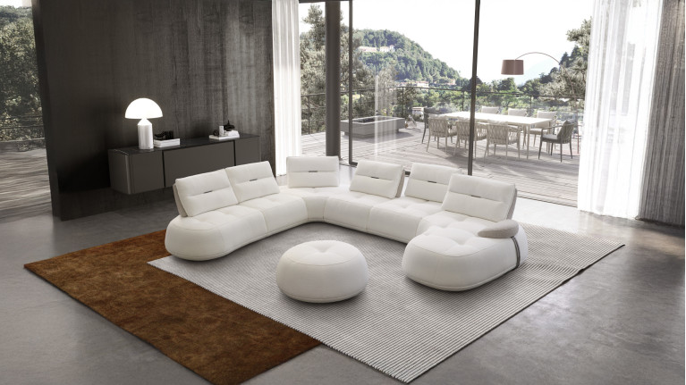 Canapé d’angle COCO | Confort galbé et structure bois durable