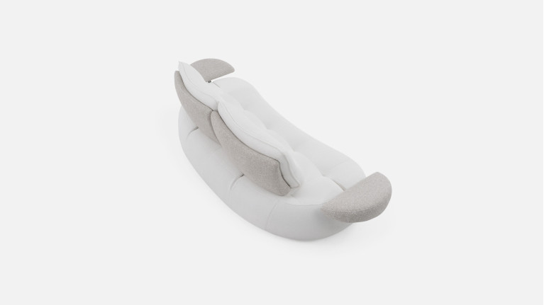 Canapé 3 places tissu PICASSO | Un design modulable