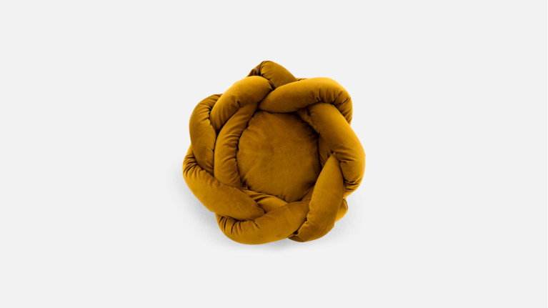 Panier pour chien LUNA | Confort moelleux et design tressé velours