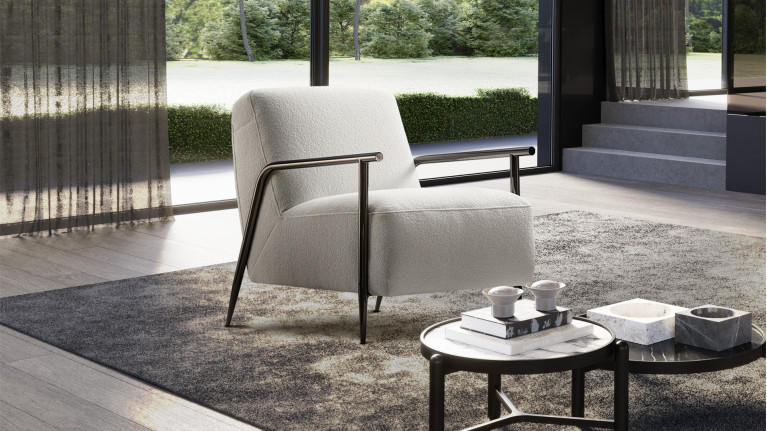Fauteuil NINA | Ligne graphique et assise moelleuse