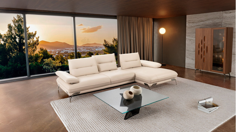 Canapé d’angle chaise longue FORTUNA | Une parenthèse de douceur