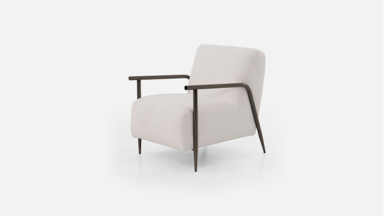 Fauteuil NINA | Ligne graphique et assise moelleuse