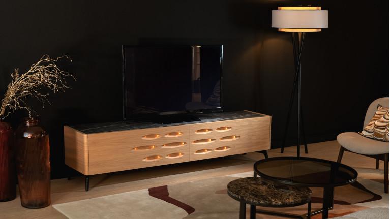 Meuble TV 2 portes...