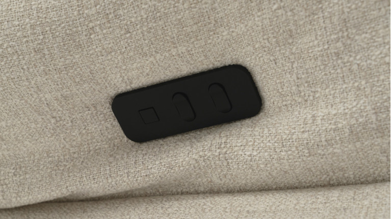 Canapé d'angle relaxation électrique tissu PASSION | Soutien optimal