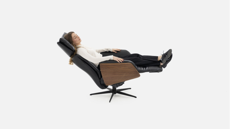 Fauteuil relaxation électrique cuir DETROIT