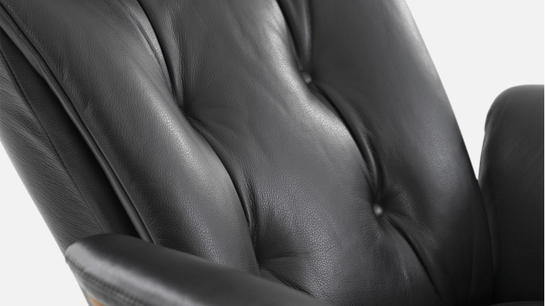 Fauteuil relaxation électrique cuir DETROIT