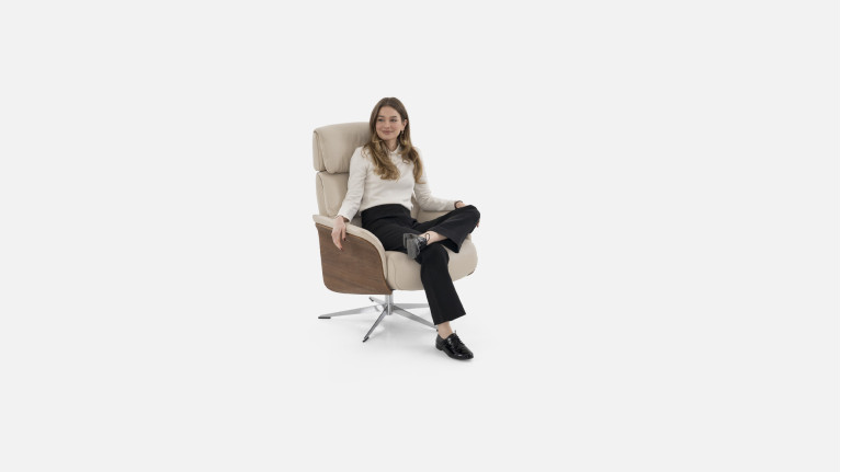 Fauteuil relaxation manuelle cuir JULIO | Confort et élégance