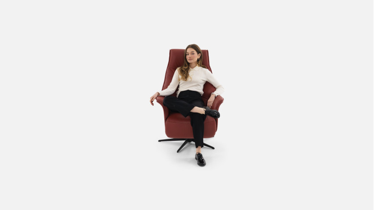 Fauteuil relaxation manuelle cuir LONDON | Confort absolu