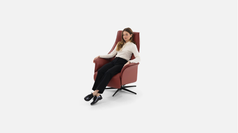 Fauteuil relaxation manuelle cuir LONDON | Confort absolu
