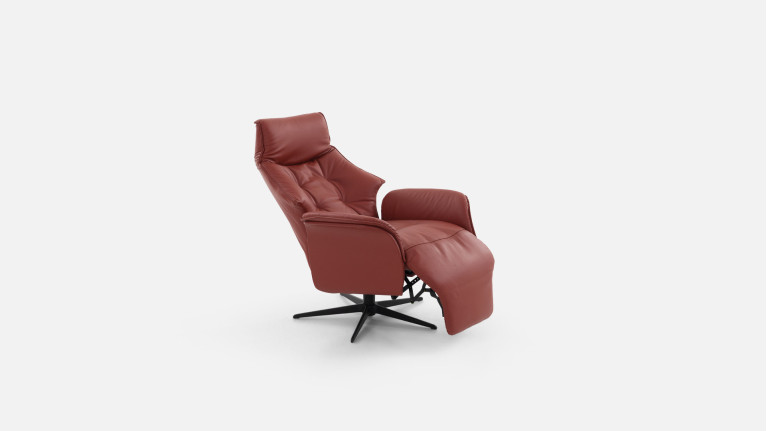 Fauteuil relaxation manuelle cuir LONDON | Confort absolu