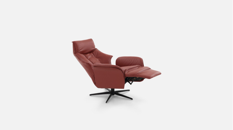 Fauteuil relaxation manuelle cuir LONDON | Confort absolu
