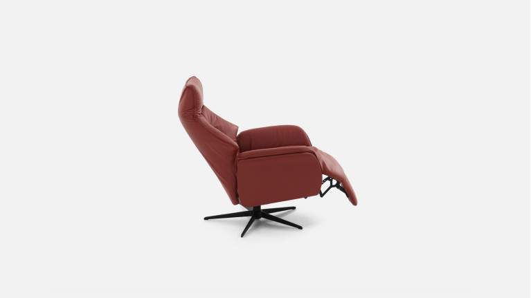 Fauteuil relaxation manuelle cuir LONDON | Confort absolu