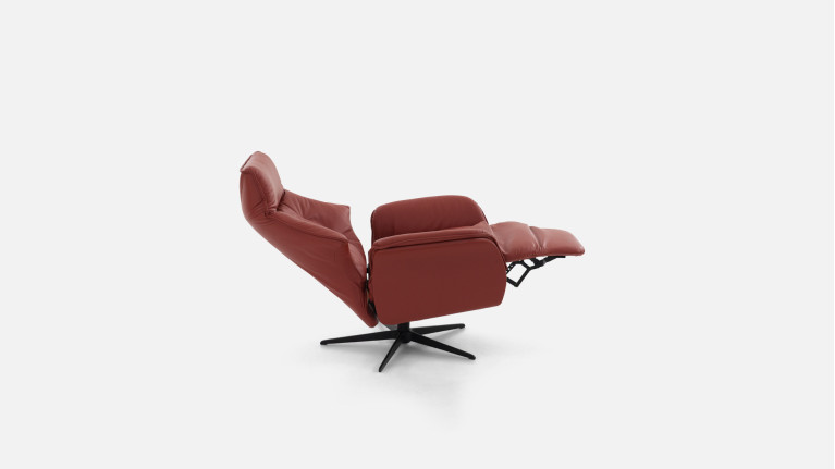 Fauteuil relaxation manuelle cuir LONDON | Confort absolu