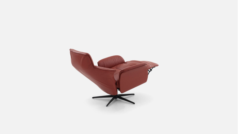 Fauteuil relaxation manuelle cuir LONDON | Confort absolu