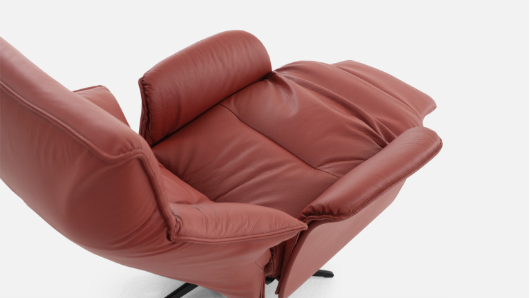Fauteuil relaxation manuelle cuir LONDON | Confort absolu