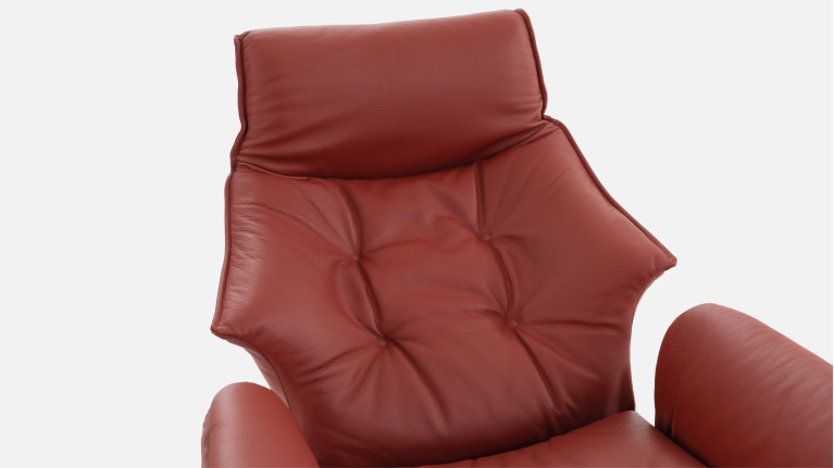 Fauteuil relaxation manuelle cuir LONDON | Confort absolu