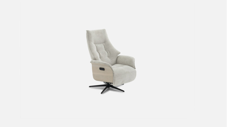 Fauteuil relax électrique tissu LONDON | Technologie et bien-être