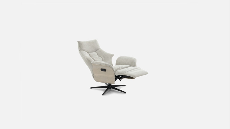 Fauteuil relax électrique tissu LONDON | Technologie et bien-être