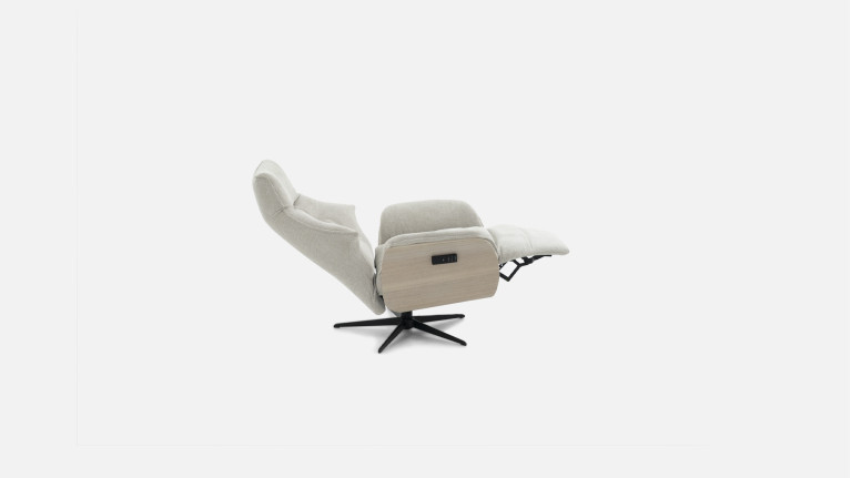 Fauteuil relax électrique tissu LONDON | Technologie et bien-être