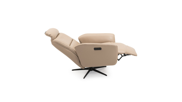 Fauteuil relaxation électrique HIPSTER | avec têtière et repose-pieds