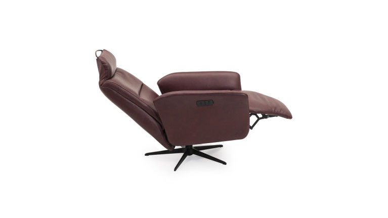 Fauteuil relaxation électrique HIPSTER | avec têtière et repose-pieds