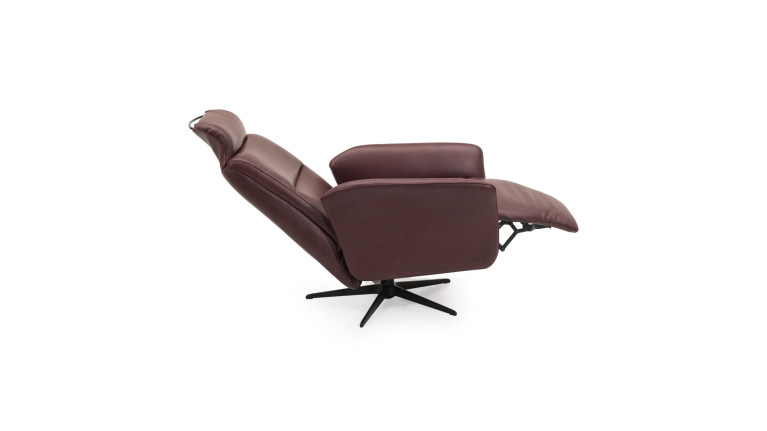 Fauteuil relaxation manuelle HIPSTER | avec têtière et repose-pieds