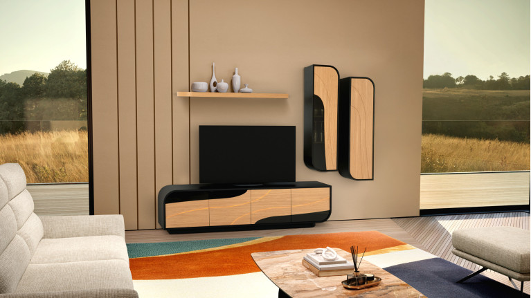 Meuble TV 4 portes NOVA | Design raffiné