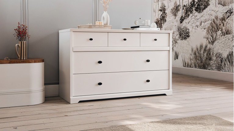 Commode pantalonnière BEAUMONT CELIO | 3 tiroirs grande largeur