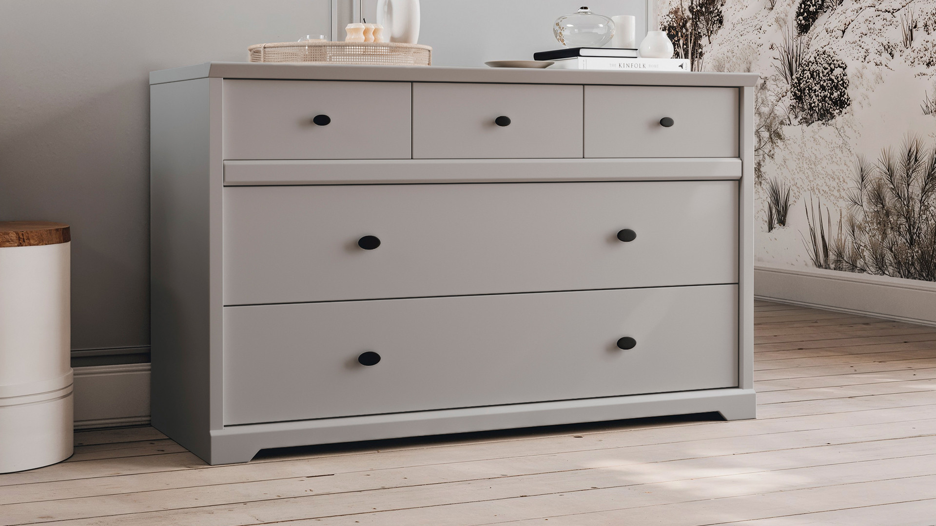 Commode pantalonnière BEAUMONT CELIO | 3 tiroirs grande largeur