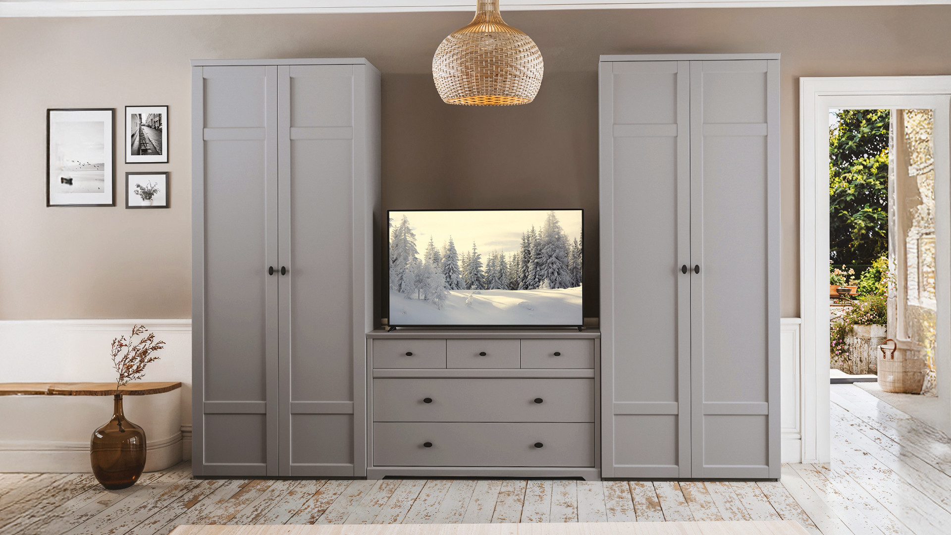 Armoire portes battantes BEAUMONT CELIO | 1 ou 2 portes battantes