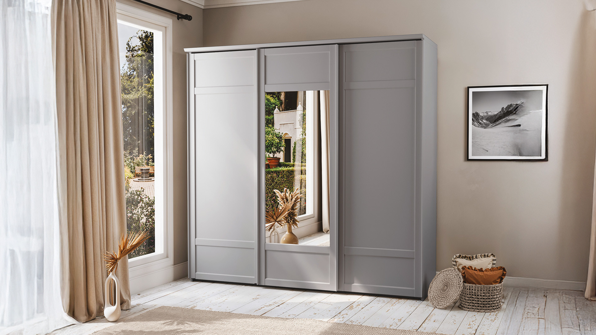 Armoire portes coulissantes BEAUMONT CELIO | Grand choix de façades