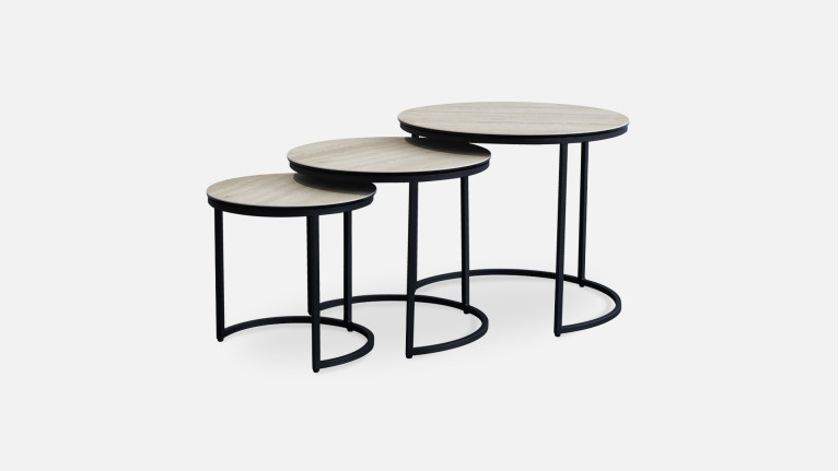 Tables basses gigognes TRINITY | Moderne et minimaliste