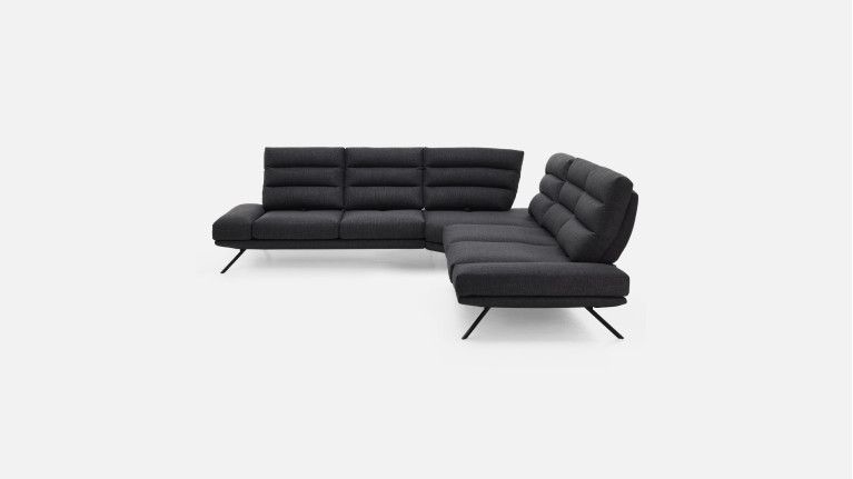 Canapé d’angle méridienne GIGI | Confort modulable avance-recul